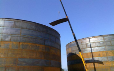 Five-Million-Cubic-Meter Mazut Storage Tanks