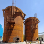 مخازن ذخیره کارخانه نمک تابان